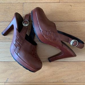 Cole Haan Dressy Leather Clog Heels